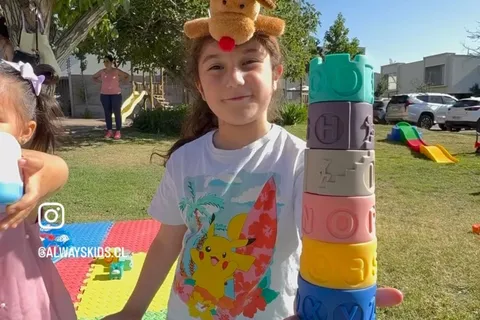 Actividad de Terreneitor en un cumpleaños infantil